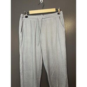 Danskin Pants Womens Medium Gray Joggers Waffle Knit Drawstring 798137